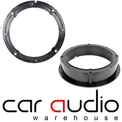 £10.35 • Buy Front Door Car Speaker Ring Adaptors 6.5  17cm To Fit CT25VW01 Seat Fabia 1996>